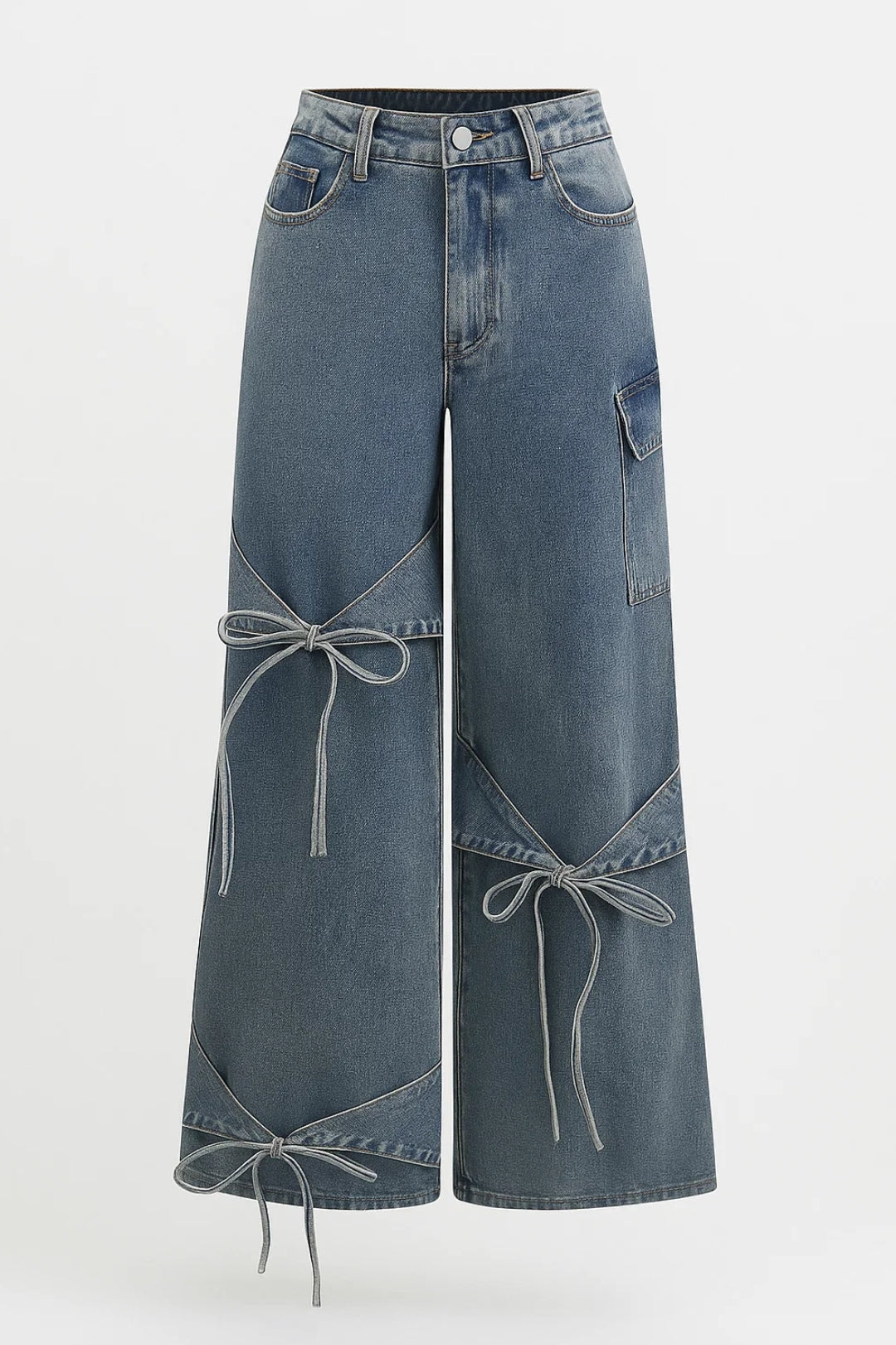 Suorat Farkut | Leikkisä Suunnittelu Nauhakiinnityksillä | Mukava ja Ajanmukainen