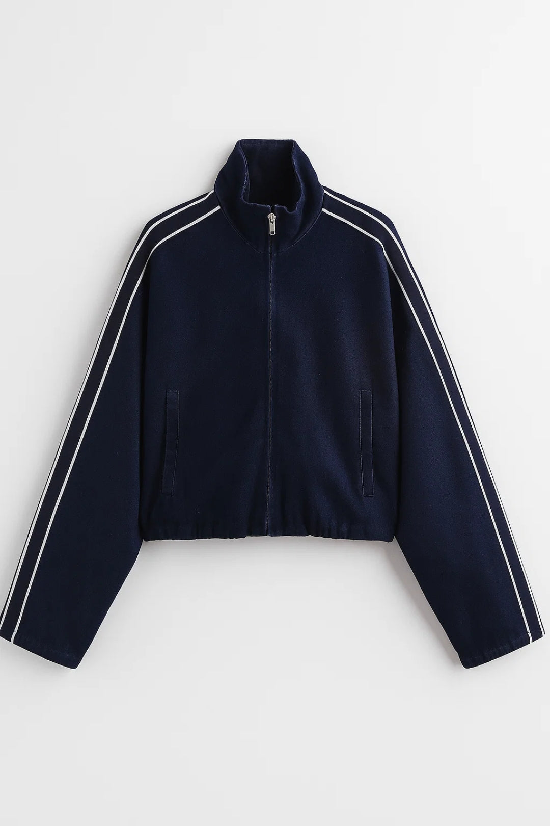 Kaksiosainen Naisten Treenivaatetus | Urheilullinen Veluurilook Vetoketjulla | Mukava ja Tyylikäs