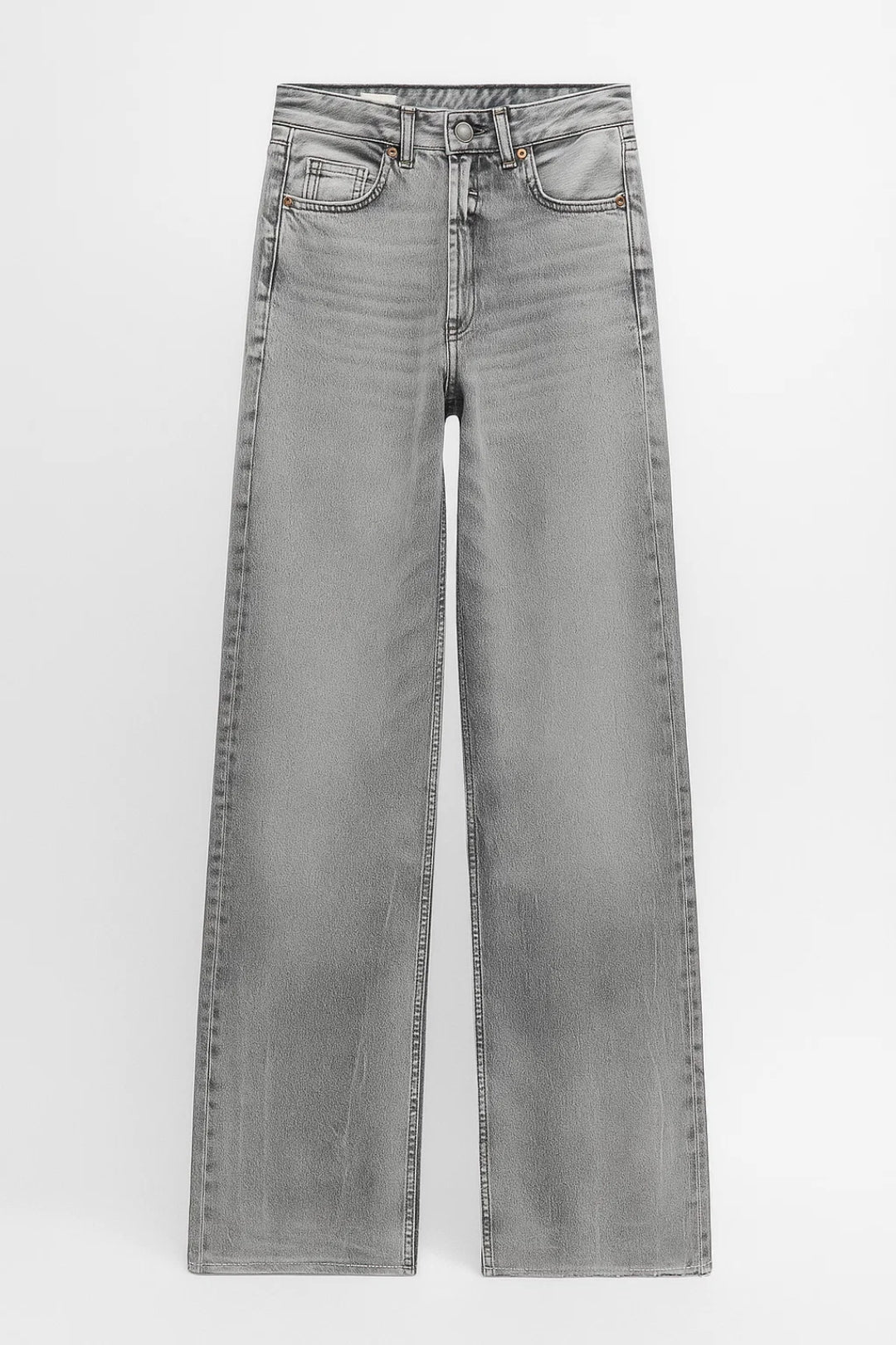 Laaja Lahje Farkut Naisille | Korkea Vyötärö | Mukavuus ja Ajaton Tyyli