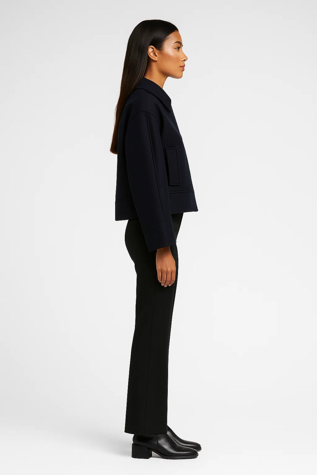 Lyhyt Takki | Minimalistinen Suunnittelu | Vuorattu ja Lämmin